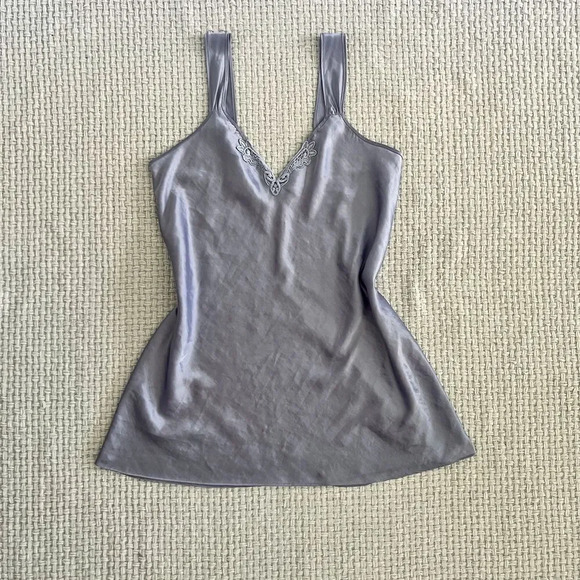 VINTAGE California Dynasty Satin Mini Slip Dress - Picture 3 of 5